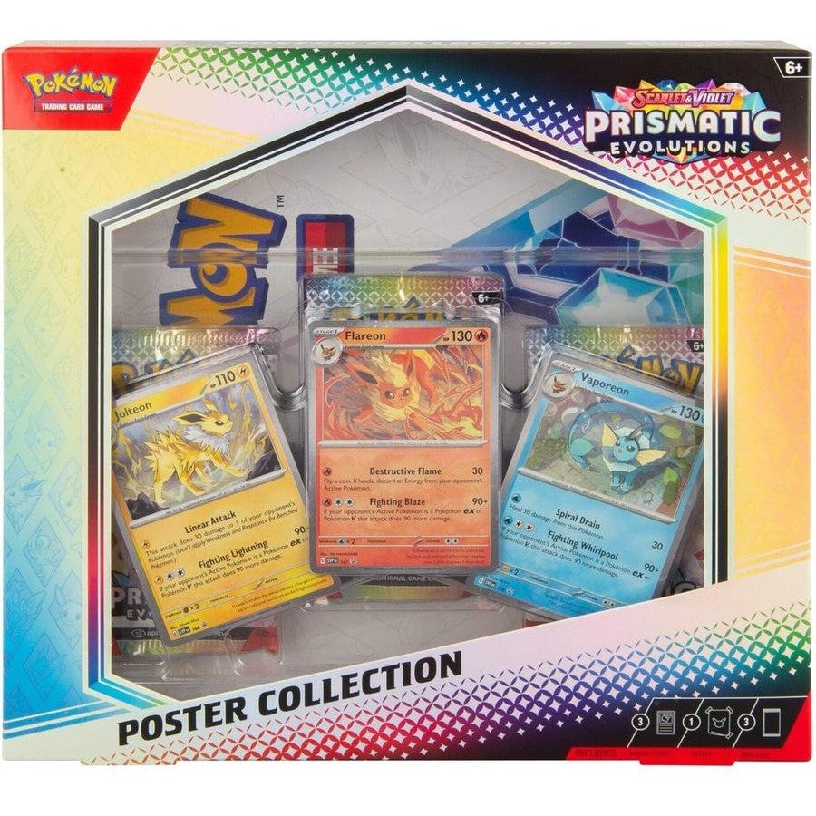 Pokemon Trading Card Game: Scarlet & Violet Prismatic Evolutions Poster Collection